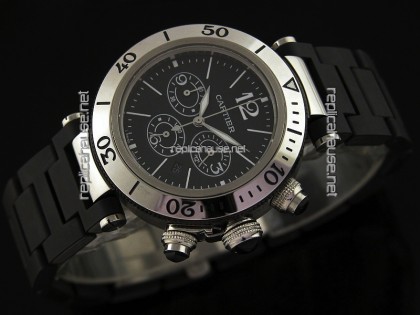 Cartier De Pasha Japanese Replica Watch in White Dial