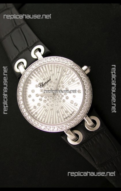 Chopard Xtravaganza Ladies Ladies Japanese Replica Watch in White Dial