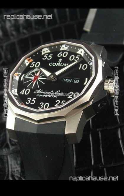 Corum Admiral's Cup Competition Swiss Replica Watch in Black Dial