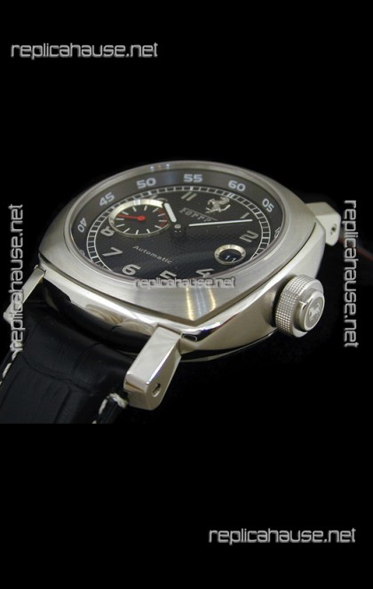 Ferrari Granturismo Swiss Replica Watch in Black Dial