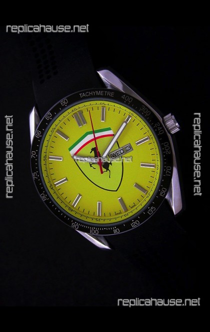 Ferrari Watches in Yellow Dial