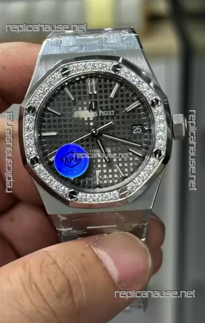 Audemars Piguet Royal Oak 37MM Grey Dial Watch in 3120 Movement - 1:1 Mirror Replica