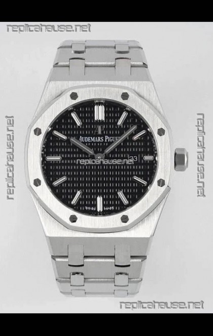 Audemars Piguet Royal Oak 33MM 904L Steel Black Dial 1:1 Mirror Replica Watch