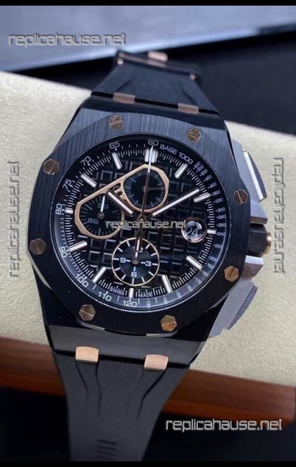 Audemars Piguet Royal Oak Offshore  44MM Chronograph 1:1 Mirror Replica Watch - DLC Coating