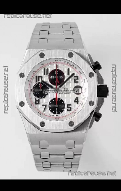 Audemars Piguet Royal Oak Offshore PANDA Chronograph 1:1 Mirror Replica Watch - 904L Steel