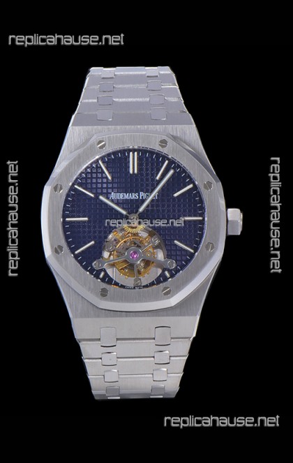 Audemars Piguet Royal Oak Tourbillon 41mm Blue Dial in 904L Steel Case