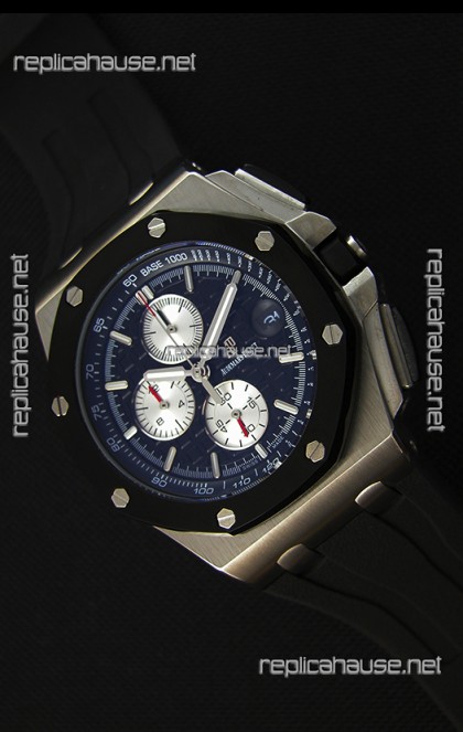 Audemars Piguet Royal Oak Offshore Chronograph Swiss Quartz Replica Watch Stainless Steel Case