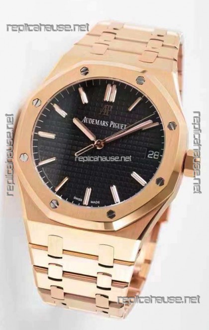 Audemars Piguet Royal Oak 42MM Watch 904L Steel Rose Gold - Ultimate 1:1 3120 Movement