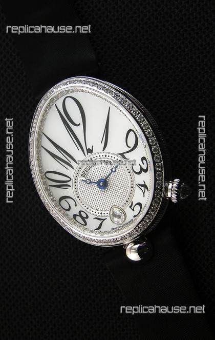 Breguet Reine De Naples Ladies Swiss 1:1 Stainless Steel Mirror Replica Watch 