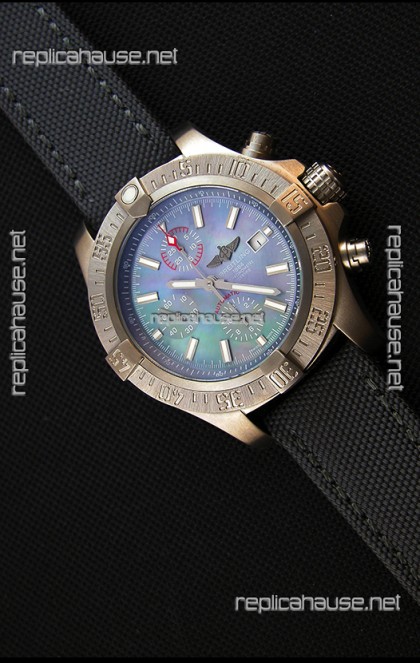 Breitling Avenger Titanium Case Swiss Replica Watch MOP Dial 1:1 Mirror Replica Watch