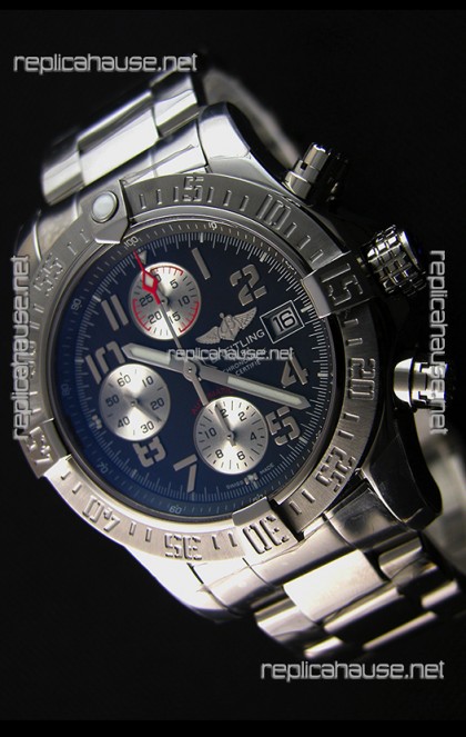 Breitling Skyland Avenger Chronograph Swiss Replica Watch Dark Grey Dial 1:1 Mirror Replica