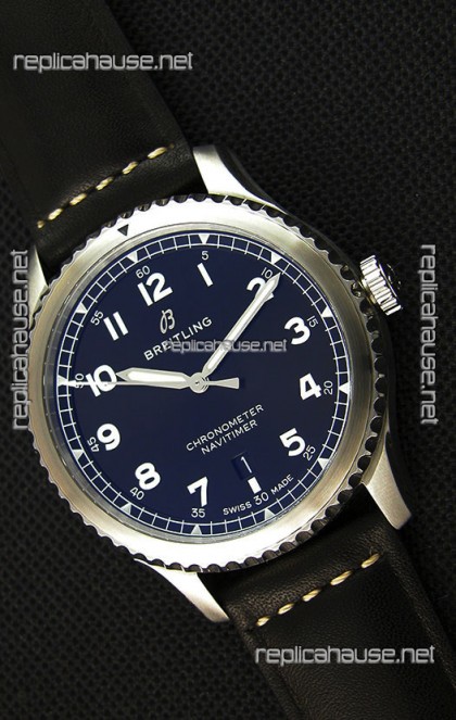 Breitling Navitimer 8 Automatic 41MM Swiss Replica Watch in Black Dial 