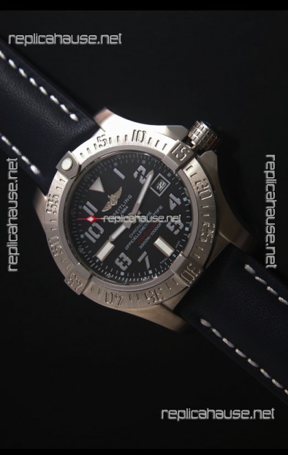 Breitling Avenger II Seawolf Black Dial 45MM - 1:1 Mirror Replica Watch