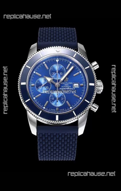 Breitling SuperOcean Heritage II 44MM Blue Dial Swiss Replica Watch 