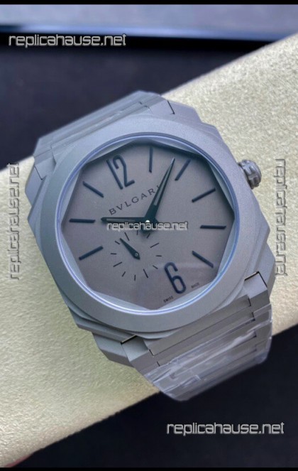 Bvlgari Octo Finissmo Edition 1:1 Mirror Replica Sandblasted Ceramic Casing