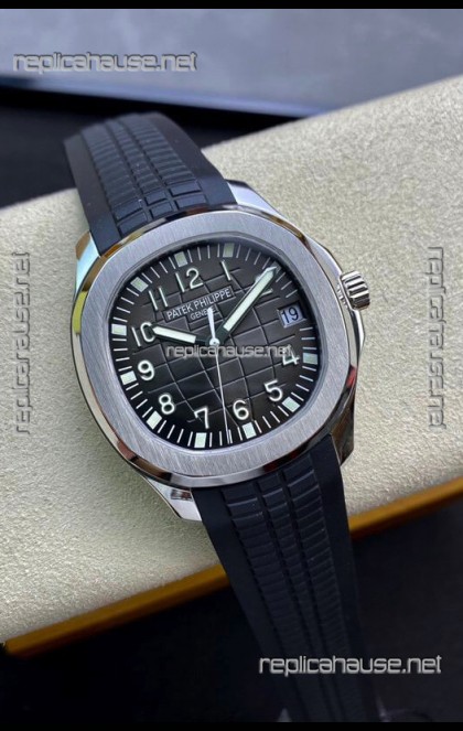 Patek Philippe Aquanaut 5165A Swiss Replica 38MM Watch Grey Dial 1:1 Mirror Replica