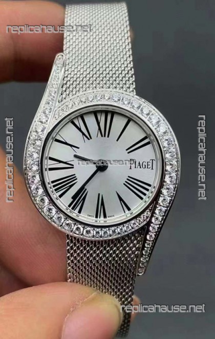 Piaget Limelight Gala Edition 1:1 Mirror Quality Swiss Quartz Watch in Mesh Strap
