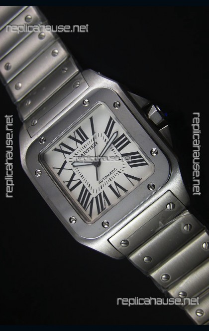 Cartier Santos 100 42MM Swiss Casing Watch with Japanese Movement 