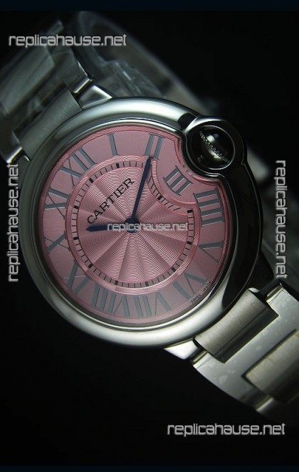 Ballon De Bleu Pink Dial Watch 36MM with Swiss Quartz Movement