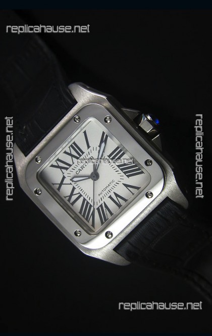 Cartier Santos 100 42MM Swiss Casing Watch with Japanese Movement 