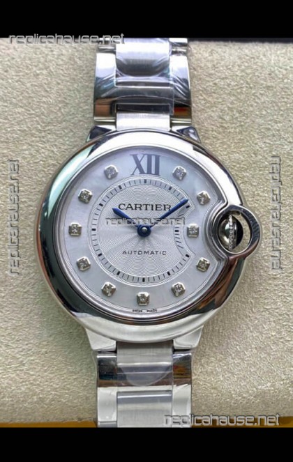 Ballon De Cartier Swiss Automatic 1:1 Mirror Quality 33MM in Steel Casing 