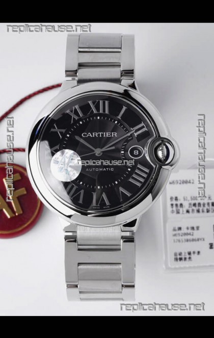 Ballon De Cartier Automatic 1:1 Mirror Swiss Replica Watch in 904L Steel Casing - 42MM