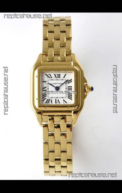 PANTHERE de Cartier Edition 22mm 1:1 Mirror Swiss Watch Yellow Gold Casing