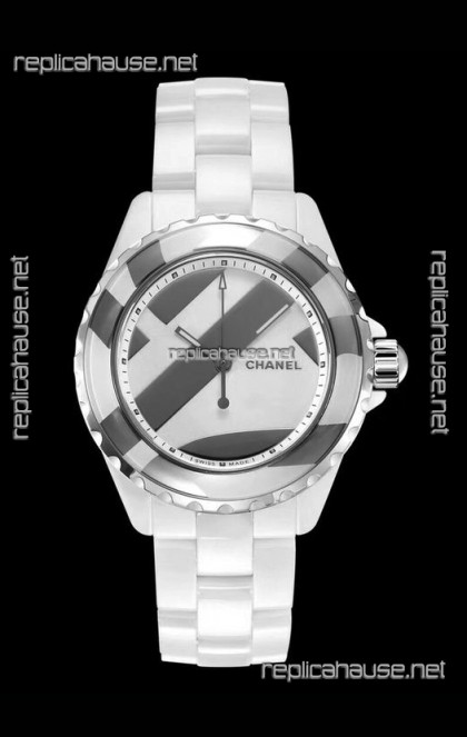 Chanel J12 Untitled White Ceramic Casing Watch 1:1 Mirror Replica Watch - 38MM Automatic Movement