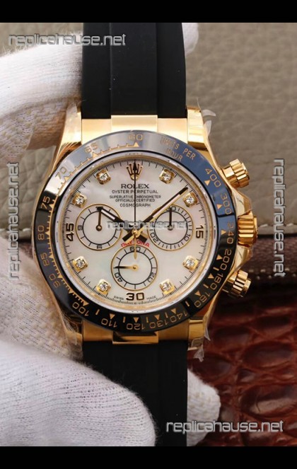 Rolex Cosmograph Daytona 116508 Yellow Gold Original Cal.4130 Movement - 904L Steel Watch