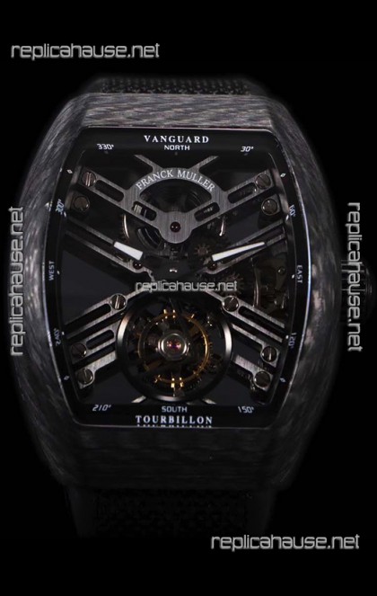 Franck Muller Vanguard Skeleton Tourbillon Swiss Replica Watch