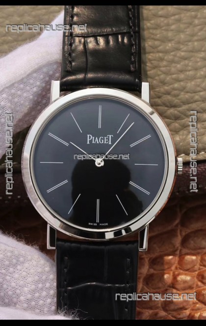 Piaget Altiplano G0A29113 1:1 Mirror Swiss Replica Watch in Black Dial 