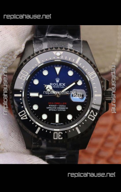 Rolex SeaDweller Deep-Sea Blue-Black Gadient Dial in 1:1 Mirror Quality - PVD Casing