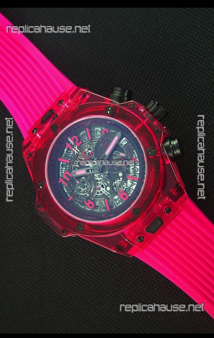 Hublot Big Bang Unico Red Sapphire Quartz Replica Watch 45MM