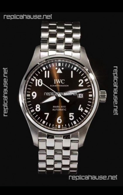 IWC MARK XVIII Antoine de Saint-Exupéry Edition in 904L Brown Dial 40MM - 1:1 Mirror Replica