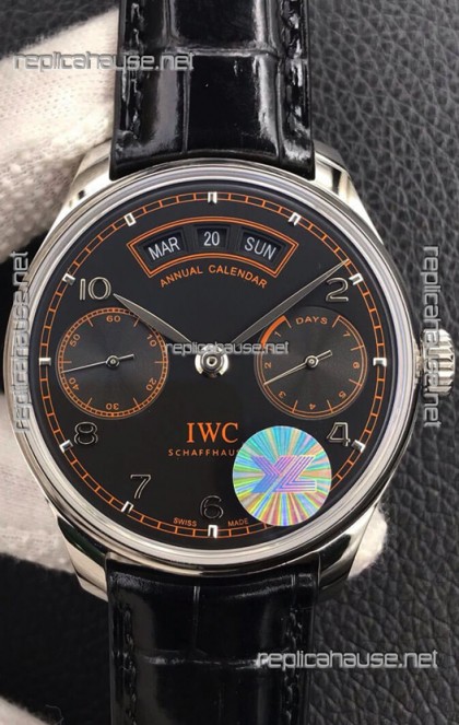 IWC Portugieser Swiss 1:1 Mirror Replica Watch Brown Dial Steel Case Watch
