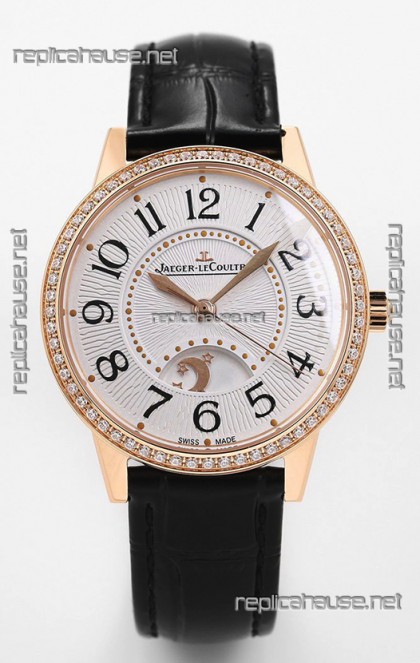 Jaeger-LeCoultre Rendez-Vous Steel Night & Day Rose Gold 1:1 Mirror Swiss Watch