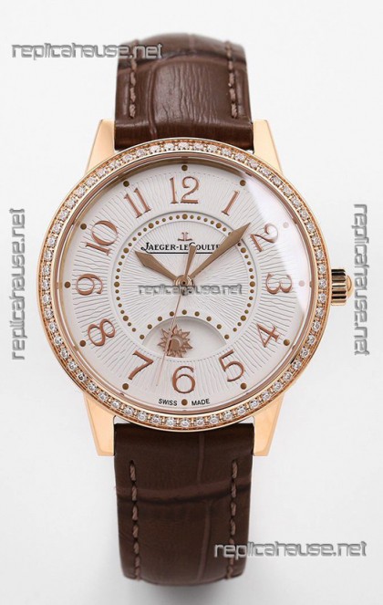 Jaeger-LeCoultre Rendez-Vous Steel Night & Day Rose Gold 1:1 Mirror Swiss Watch
