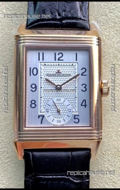 Jaeger-LeCoultre Reverso DuoFace Rose Gold Casing Watch in Swiss Automatic Movement
