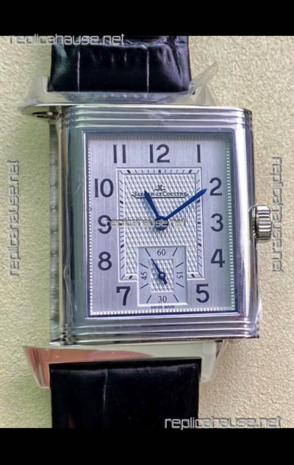 Jaeger-LeCoultre Reverso DuoFace Stainless Steel Casing Watch in Swiss Automatic Movement