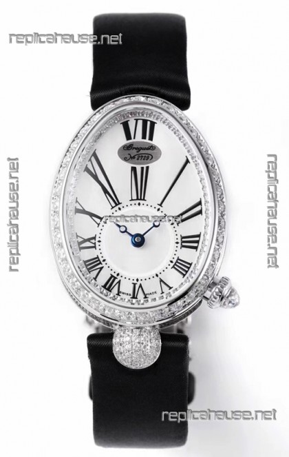 Breguet Reine De Naples Ladies Stainless Steel Swiss 1:1 Edition Replica Watch 