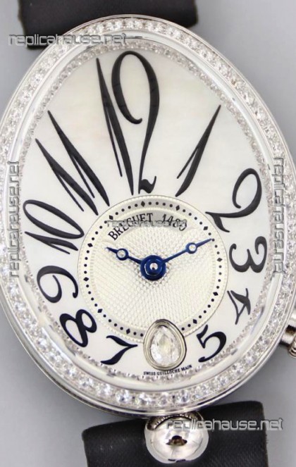 Breguet Reine De Naples Ladies Stainless Steel Swiss 1:1 Edition Replica Watch 