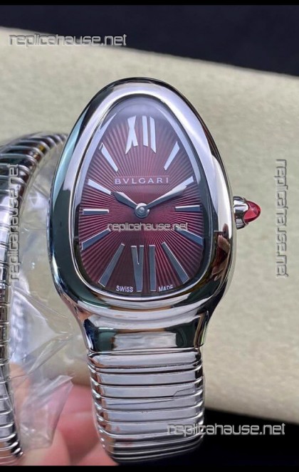 Bvlgari Serpenti Edition Stainless Steel Replica Watch in 1:1 Mirror Quality