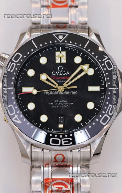 Omega Seamaster James Bond Black Swiss 904L Steel 1:1 Mirror Replica Watch