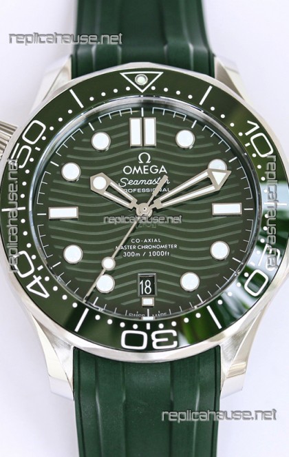 Omega Seamaster 300M Master Chronometer Green Swiss 904L Steel 1:1 Mirror Replica Watch