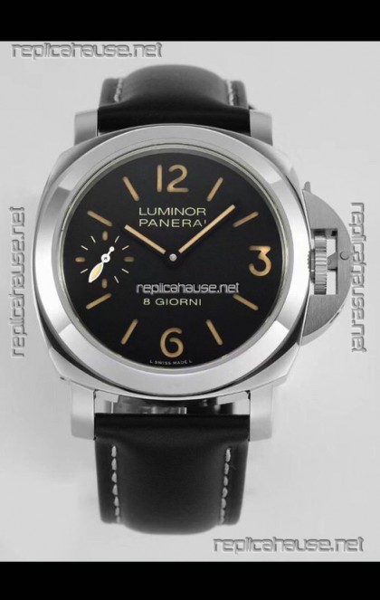 Panerai Luminor 8 Giorni PAM00915 Black Dial in 1:1 Mirror Quality - 904L Steel 