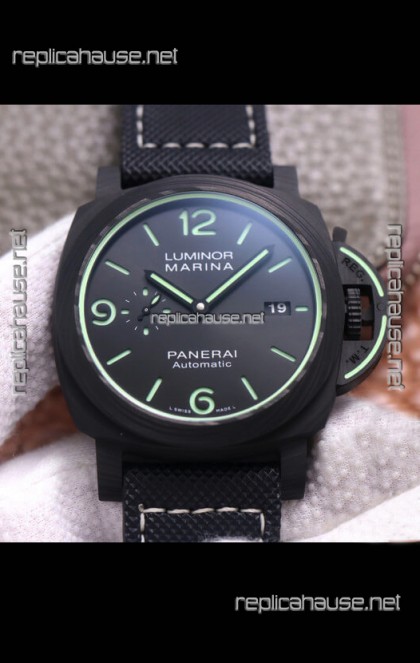 Panerai Luminor Marina PAM1118 Carbotech 1:1 Mirror Swiss Replica Watch 44MM