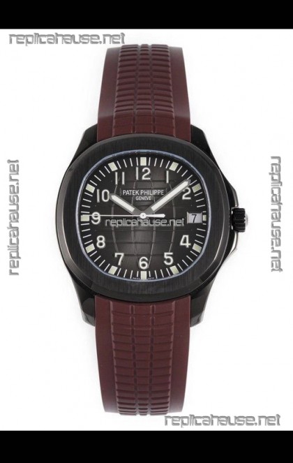Patek Philippe Aquanaut 5167 Black Venom Edition 1:1 Mirror Replica Watch - Brown Strap