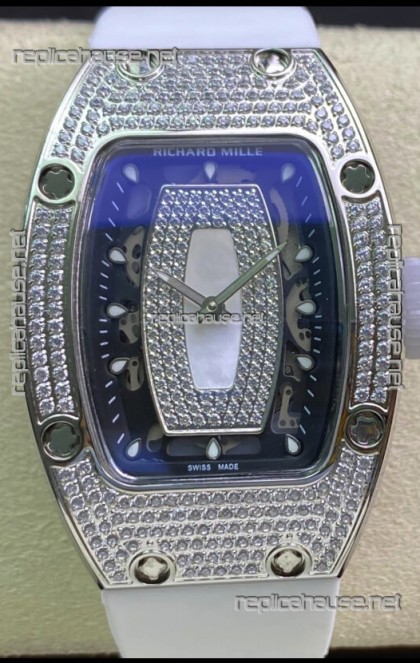 Richard Mille RM-07-01 Diamonds Dial and Casing Ladies 1:1 Swiss Replica Watch 