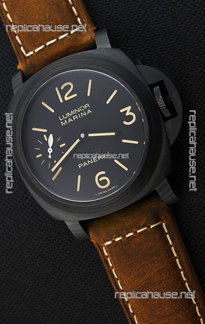 Panerai Luminor Marina Carbotech Beverly Hills Boutique Edition Swiss Replica Watch 