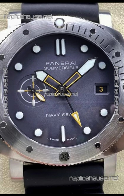 Panerai Submersible PAM1323 GMT Navy Seals Edition 1:1 Mirror Replica Watch 44MM